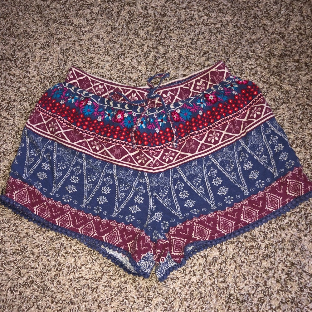 Boho Drawstring Shorts
